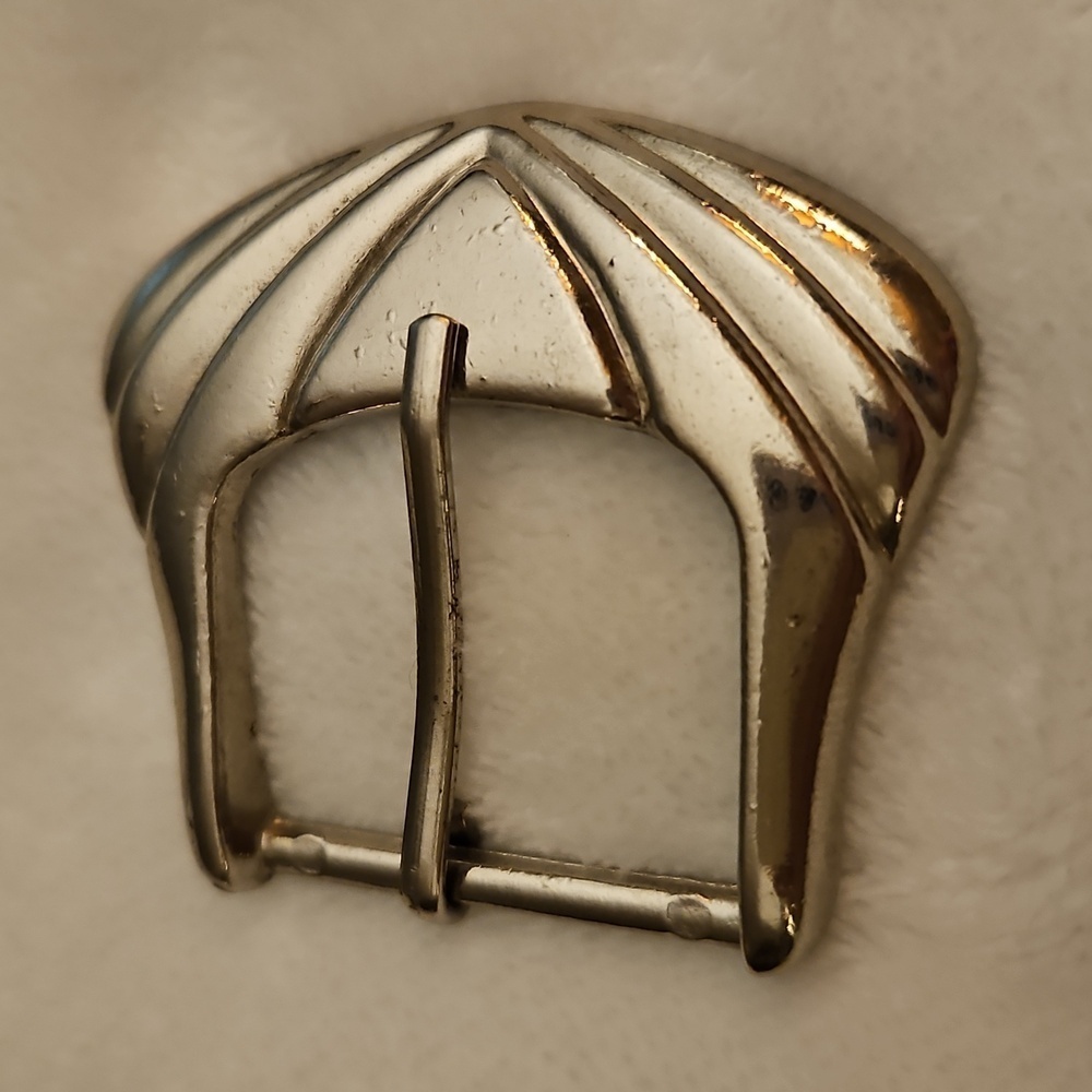 3/$30 Vintage Art Deco Metal Belt Buckle - Picture 4 of 4